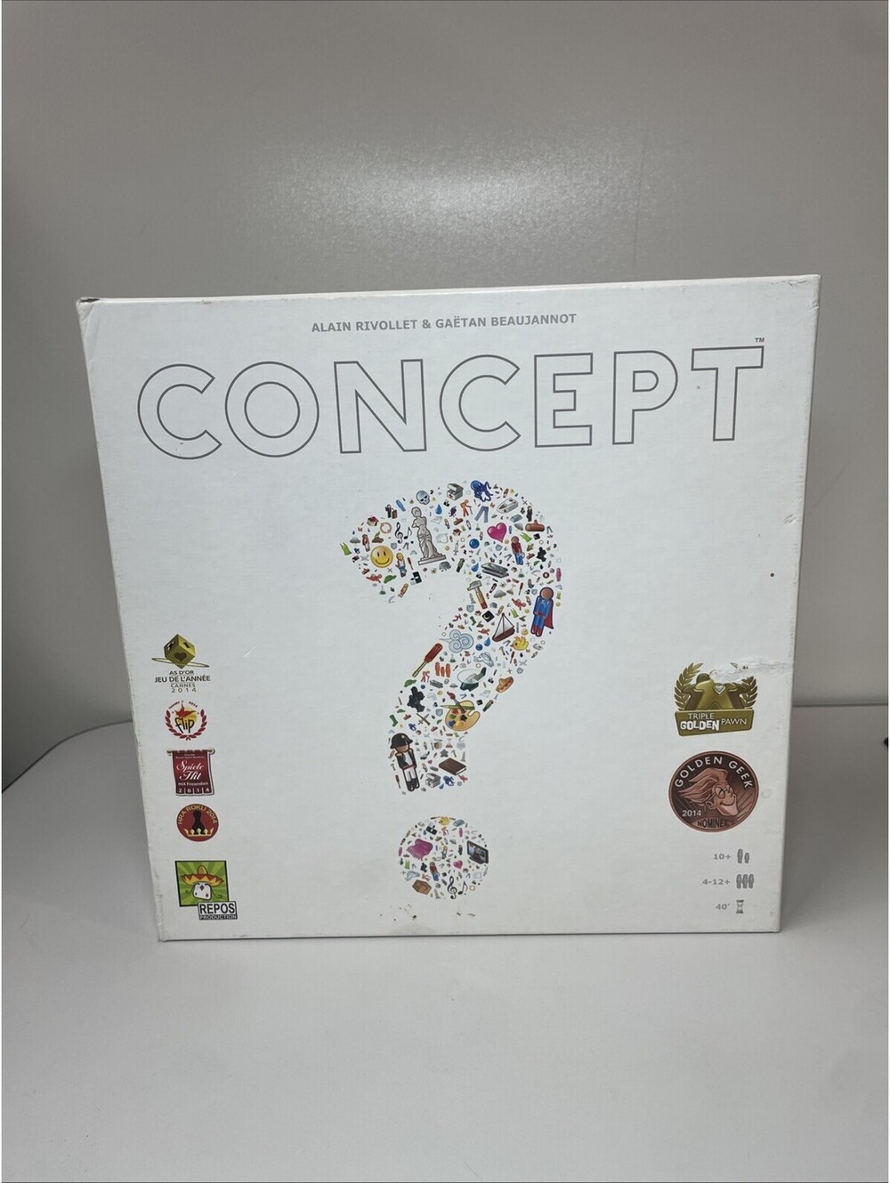 Concept Board Guessing Game New Sealed Winner Of 10 Awards Rivollet & Beaujannot